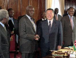 Mori meets with Kenyan president